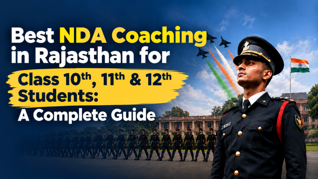 Best NDA Coaching in Rajasthan for Class 10th, 11th & 12th Students: A Complete Guide