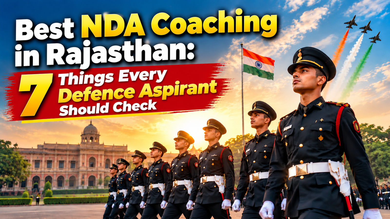 Best NDA Coaching in Rajasthan: 7 Things Every Defence Aspirant Should Check