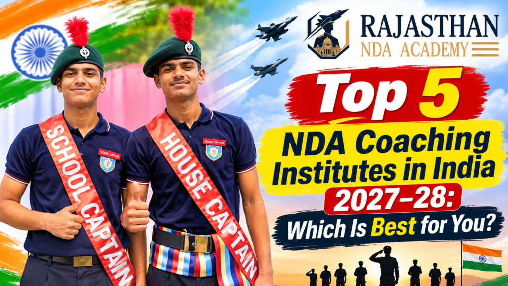 Top 5 NDA Coaching Institutes in India 2027–28: Which Is Best for You?