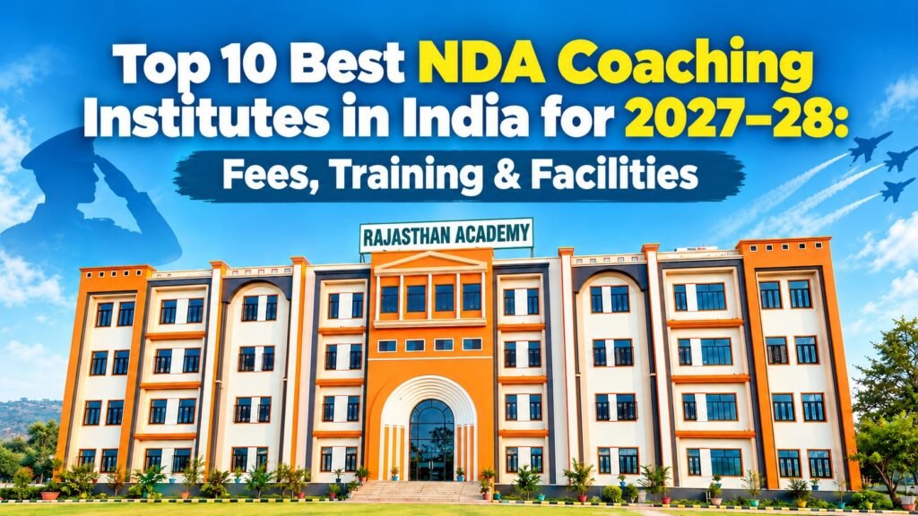 Top 10 Best NDA Coaching Institutes in India for 2027–28: Fees, Training & Facilities
