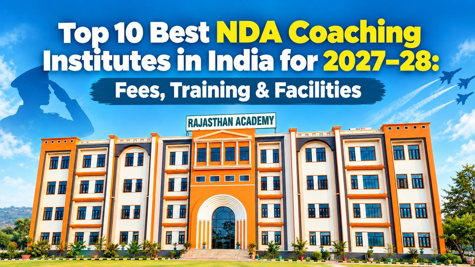 Top 10 Best NDA Coaching Institutes in India for 2027–28: Fees, Training & Facilities
